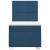 Pat box spring cu saltea, albastru, 90x200 cm, textil GartenMobel Dekor