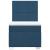 Pat box spring cu saltea, albastru, 100x200 cm, textil GartenMobel Dekor