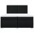 Pat box spring cu saltea, negru, 200x200 cm, textil GartenMobel Dekor