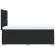 Pat box spring cu saltea, negru, 90x200 cm, piele ecologică GartenMobel Dekor