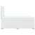 Pat box spring cu saltea, alb, 120x190 cm, piele ecologică GartenMobel Dekor