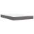 Pat box spring cu saltea, gri, 160x200 cm, piele ecologică GartenMobel Dekor