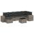 Set canapele de grădină cu perne, 8 piese, gri, poliratan GartenMobel Dekor