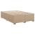 Pat box spring cu saltea, cappuccino, 160x200cm piele ecologică GartenMobel Dekor