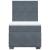 Pat box spring cu saltea, gri închis, 90x190 cm, catifea GartenMobel Dekor