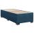 Pat box spring cu saltea, albastru, 90x190 cm, catifea GartenMobel Dekor