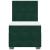 Pat box spring cu saltea, verde închis, 100x200 cm, catifea GartenMobel Dekor