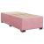 Pat box spring cu saltea, roz, 100x200 cm, catifea GartenMobel Dekor