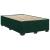 Pat box spring cu saltea, verde închis, 120x190 cm, catifea GartenMobel Dekor