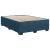 Pat box spring cu saltea, albastru, 140x200 cm, catifea GartenMobel Dekor