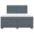Pat box spring cu saltea, gri închis, 180x200 cm, catifea GartenMobel Dekor
