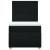 Pat box spring cu saltea, negru, 80x200 cm, textil GartenMobel Dekor
