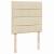 Pat box spring cu saltea, crem, 80x200 cm, textil GartenMobel Dekor