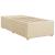Pat box spring cu saltea, crem, 80x200 cm, textil GartenMobel Dekor