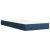 Pat box spring cu saltea, albastru, 80x200 cm, textil GartenMobel Dekor