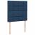 Pat box spring cu saltea, albastru, 90x190 cm, textil GartenMobel Dekor