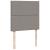 Pat box spring cu saltea, gri taupe, 90x200 cm, textil GartenMobel Dekor