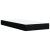 Pat box spring cu saltea, negru, 90x200 cm, textil GartenMobel Dekor