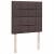 Pat box spring cu saltea, maro închis, 90x200 cm, textil GartenMobel Dekor