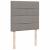Pat box spring cu saltea, gri taupe, 100x200 cm, textil GartenMobel Dekor