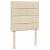 Pat box spring cu saltea, crem, 100x200 cm, textil GartenMobel Dekor