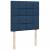 Pat box spring cu saltea, albastru, 100x200 cm, textil GartenMobel Dekor