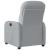 Fotoliu rabatabil electric, gri deschis, textil GartenMobel Dekor