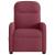 Fotoliu rabatabil electric, roșu vin, material textil GartenMobel Dekor