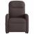 Fotoliu electric masaj rabatabil cu ridicare maro închis textil GartenMobel Dekor