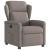 Fotoliu rabatabil electric, gri taupe, material textil GartenMobel Dekor