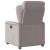 Fotoliu rabatabil electric, gri taupe, material textil GartenMobel Dekor