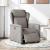 Fotoliu rabatabil electric, gri taupe, material textil GartenMobel Dekor