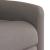Fotoliu rabatabil electric, gri taupe, material textil GartenMobel Dekor