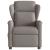Fotoliu rabatabil electric, gri taupe, material textil GartenMobel Dekor