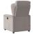 Fotoliu electric de masaj rabatabil, gri taupe, textil GartenMobel Dekor