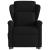 Fotoliu rabatabil cu ridicare pe verticală, negru, textil GartenMobel Dekor