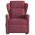 Fotoliu electric rabatabil cu ridicare, roșu vin, textil GartenMobel Dekor