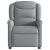 Fotoliu electric de masaj rabatabil, gri deschis, microfibră GartenMobel Dekor