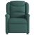 Fotoliu electric de masaj rabatabil, verde închis, textil GartenMobel Dekor