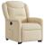 Fotoliu rabatabil cu ridicare pe verticală, crem, textil GartenMobel Dekor