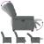 Fotoliu rabatabil electric, gri închis, material textil GartenMobel Dekor