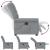 Fotoliu electric de masaj rabatabil, gri deschis, microfibră GartenMobel Dekor