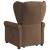 Fotoliu electric rabatabil cu ridicare, maro, textil GartenMobel Dekor