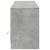Dulap TV cu LED, gri beton, 180x34x50 cm, lemn prelucrat GartenMobel Dekor