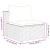 Set mobilier de grădină cu perne, 9 piese, negru, poliratan GartenMobel Dekor