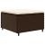 Set mobilier de grădină cu perne, 4 piese, maro, poliratan GartenMobel Dekor
