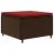 Set mobilier de grădină cu perne, 6 piese, maro, poliratan GartenMobel Dekor