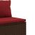 Set mobilier de grădină cu perne, 6 piese, maro, poliratan GartenMobel Dekor