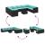 Set canapele de grădină cu perne, 10 piese, negru, poliratan GartenMobel Dekor