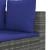 Set canapele de grădină, 7 piese, cu perne, gri, poliratan GartenMobel Dekor